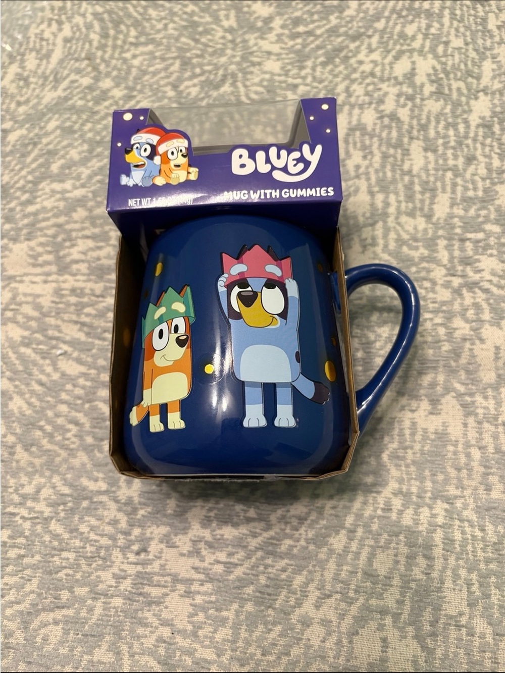 NEW Christmas Bluey and Bingo Ceramic coffee tea hot cocoa Mug new in box